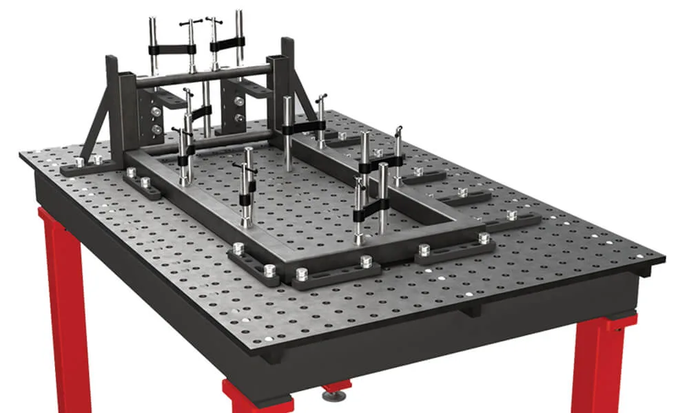 bed frame welding fixture table