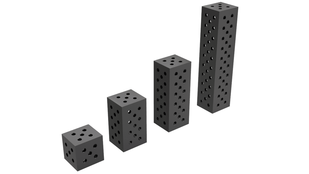 Cyclotron Riser Blocks | Square blocks