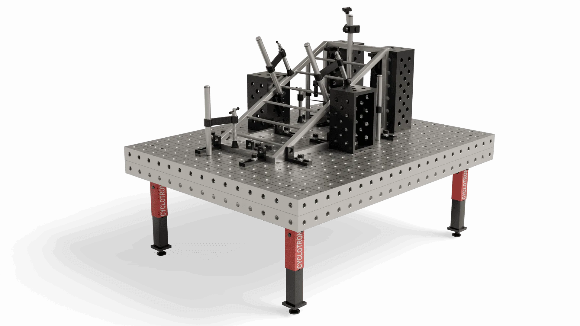 Cast iron welding table 11