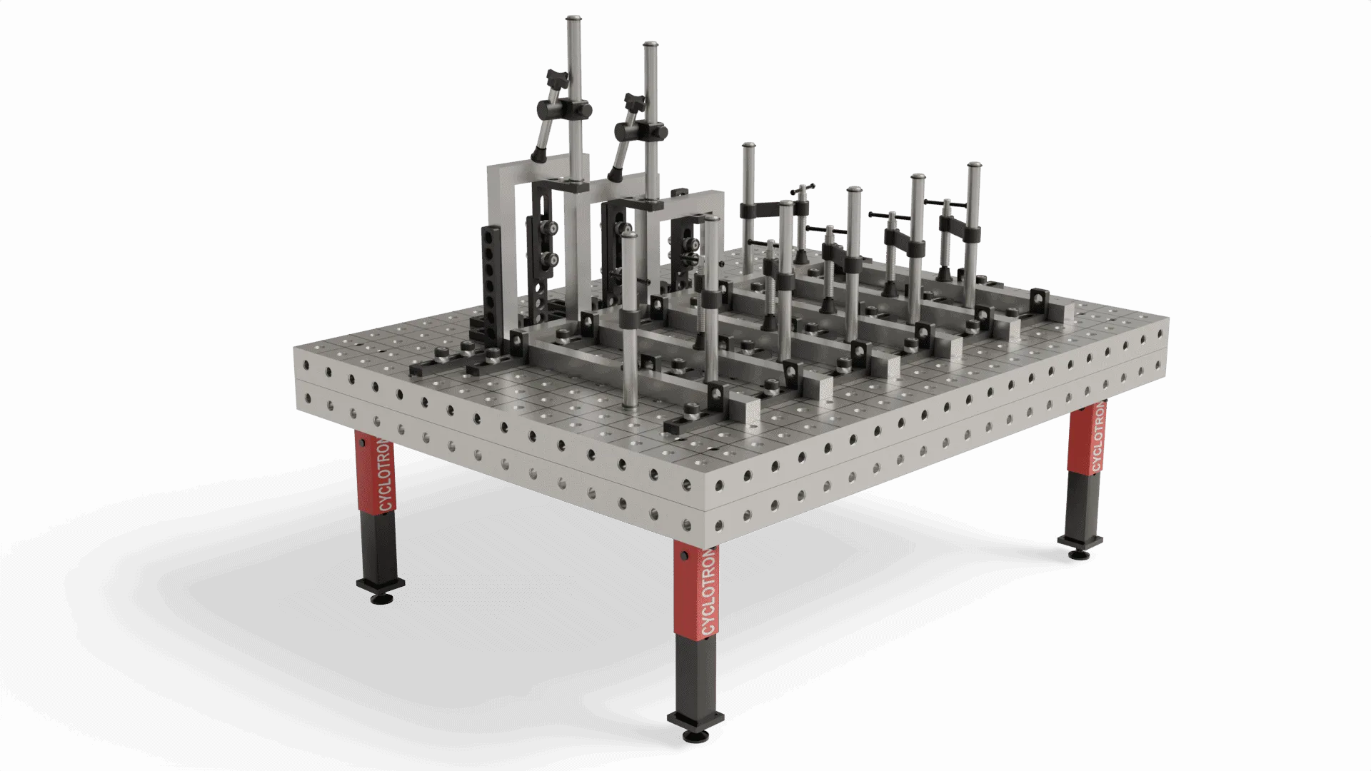 Cast iron welding table 12
