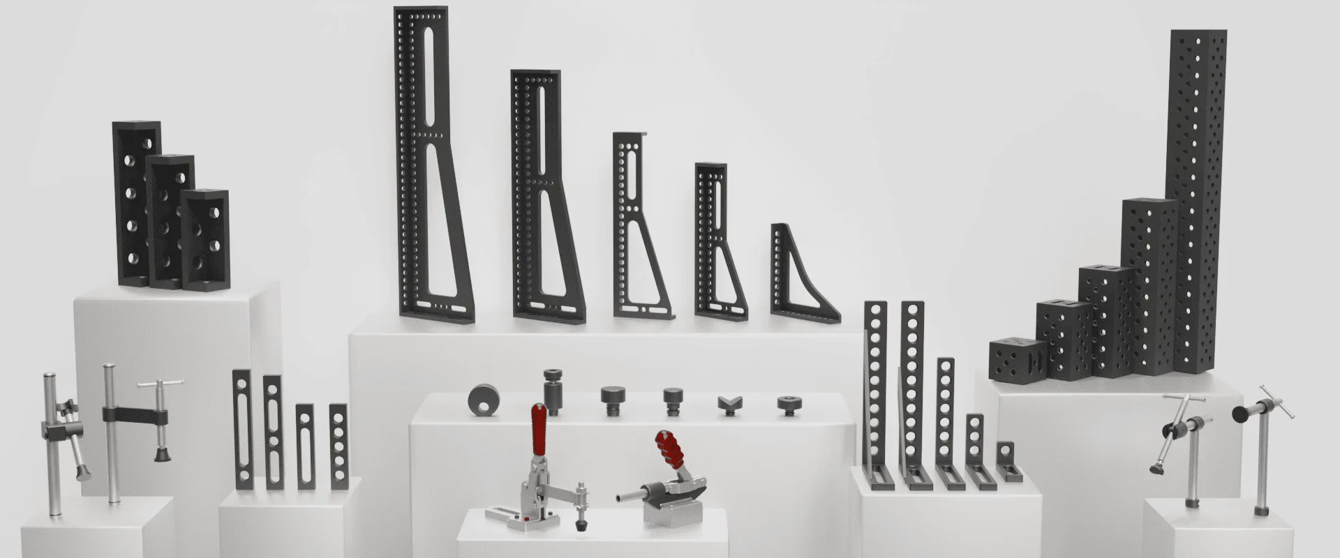 Welding table clamps