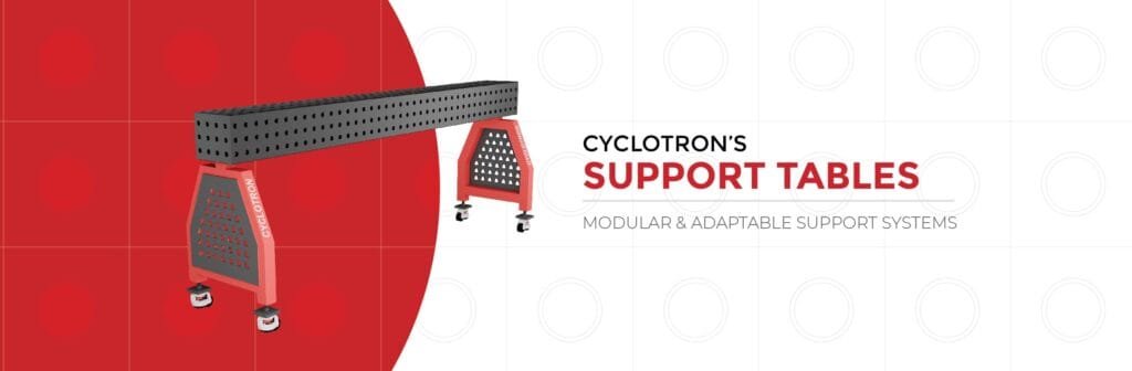 Cyclotron Support tables | Welding table support