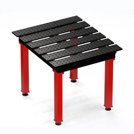 2d slotted welding table