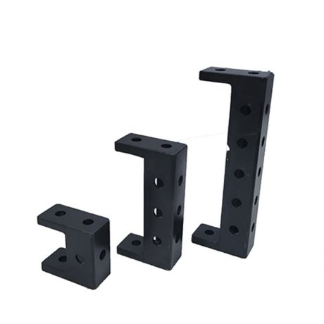 C Risers for clamping on cyclotron fixture tables