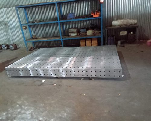 Cyclotron casting welding table