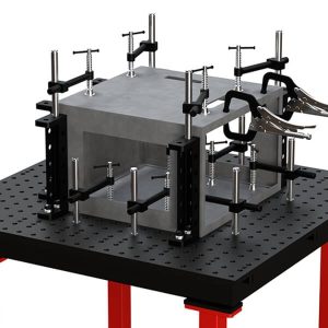 sheet metal box welding fixture table example